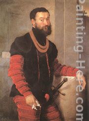 Portrait of a Soldier painting - Giovanni Battista Moroni Portrait of a Soldier art painting